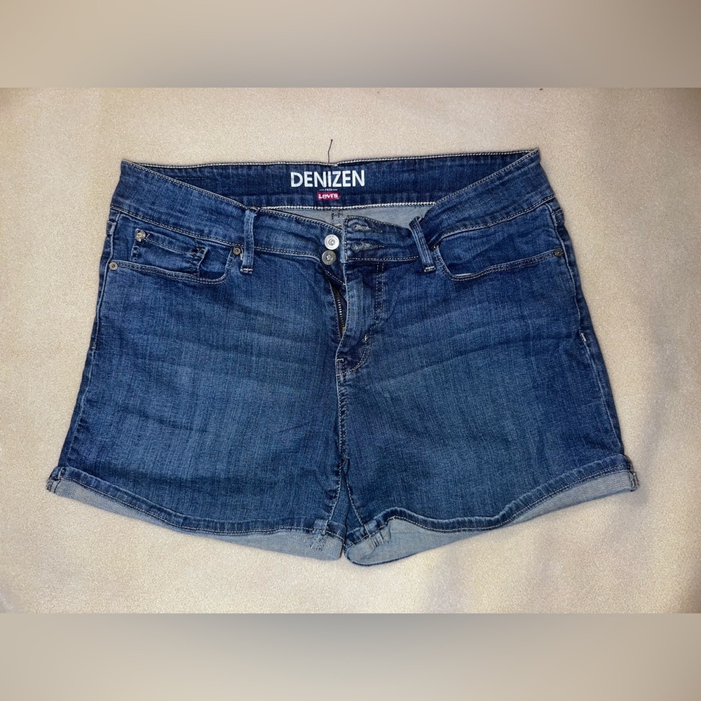 #1416 Denizen by Levi's Blue Denim Shorts Sz 10